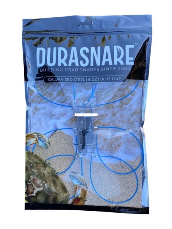 Fishing Line For Rockfish-Durasnare Galvanized Steel 8oz Blue Line Crab Snare