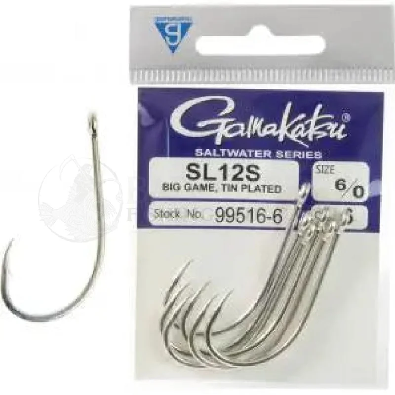 Best Fishing Hook With High Tensile Strength-Gamakatsu SL12S Big Game Hooks