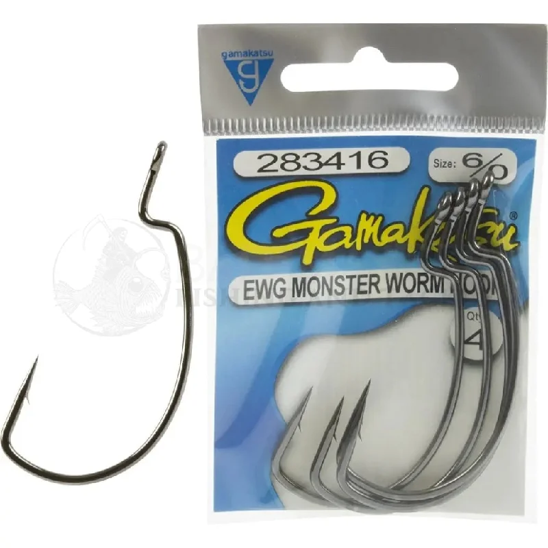 Best Fishing Hook For Fast Hook Set-Gamakatsu Worm 323 Monster Hooks