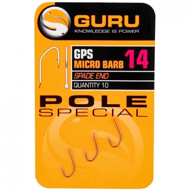 Best Fishing Hook With Forged Design-Guru Pole Special Spade End Hooks