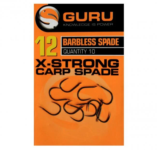 Jig Fishing Hook-Guru X-Strong Spade Hooks