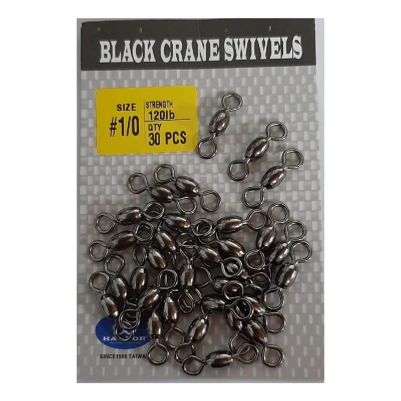 Bearing Swivels With Safety Lock-Harbor Black Crane Swivel