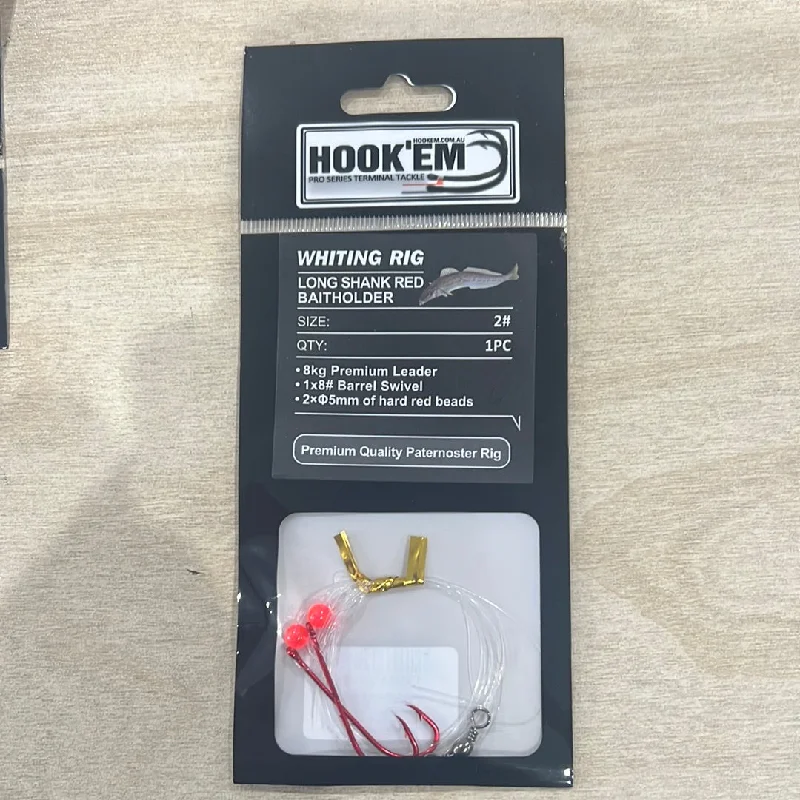 Best Fishing Hook For Swimbaits-Hook'Em Fishing Pre-Rigged Whiting Rig