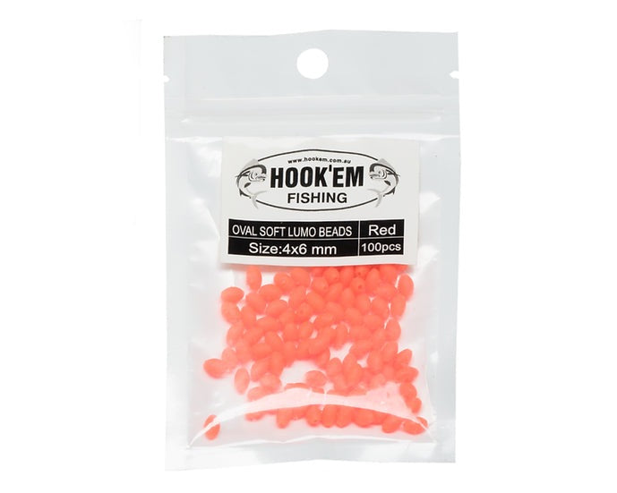 Best Fishing Hook For River Fishing-Hook'em Fishing Red Lumo Beads