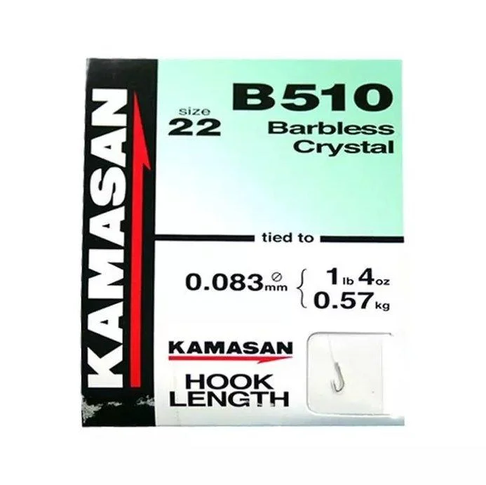 Single Fishing Hook-Kamasan B510 Hooks To Nylon