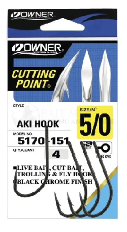 Best Fishing Hook For Texas Rigs-Owner Aki Bait Hooks