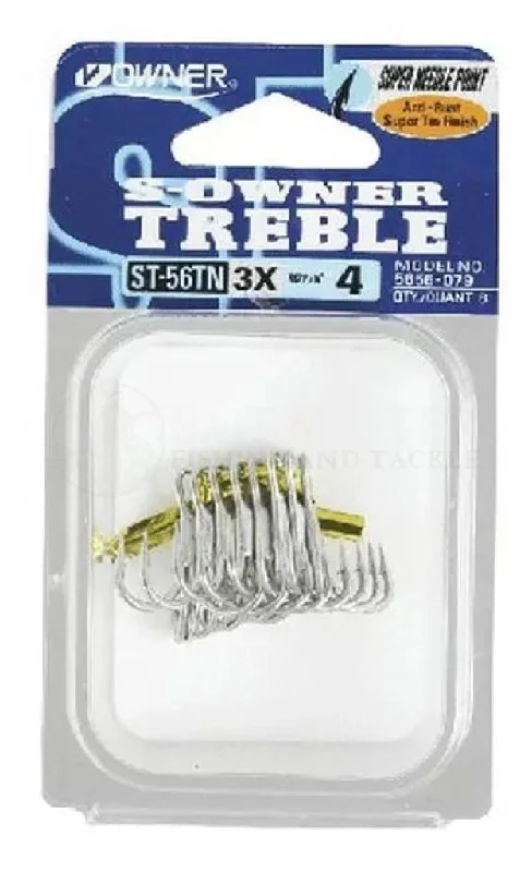 Best Fishing Hook For Clear Water-Owner ST-56TN Treble Fishing Hooks