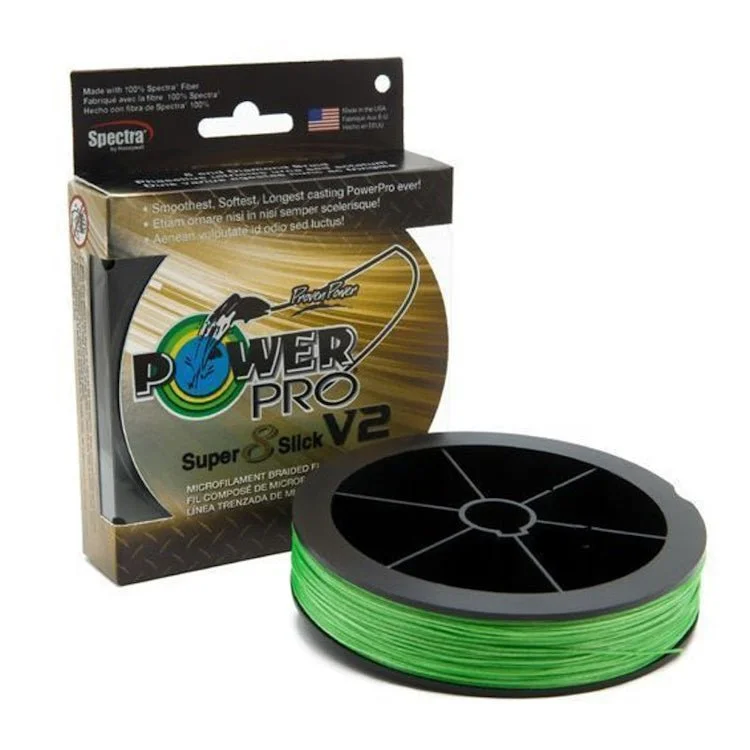 Fishing Line For Bluegill-Power Pro Super8Slick V2 Braided Line Aqua Green