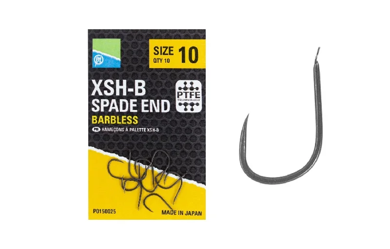 Best Fishing Hook For Marlin-Preston XSH-B Spade End Barbless Hooks