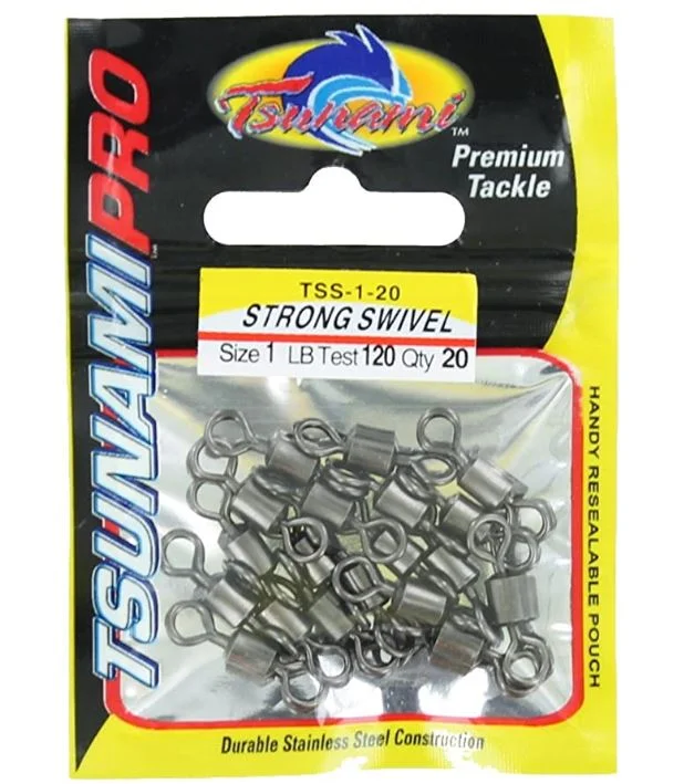 Bearing Swivels For Kayak Fishing-Pro Strong Swivel (TSS-1-20)