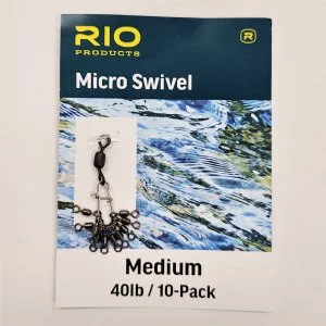 Best Bearing Swivels For Pike Fishing-Rio`s Micro Swivel - Medium (10-Pack)