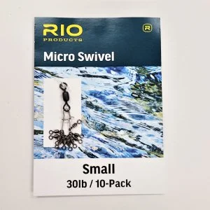 Triple Ball Bearing Swivels-Rio`s Micro Swivel - Small (10-Pack)