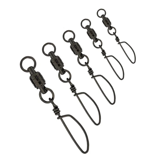 Anti-Twist Bearing Swivels-Sabre Stainless Steel Tournament Ball Bearing Snap Swivels