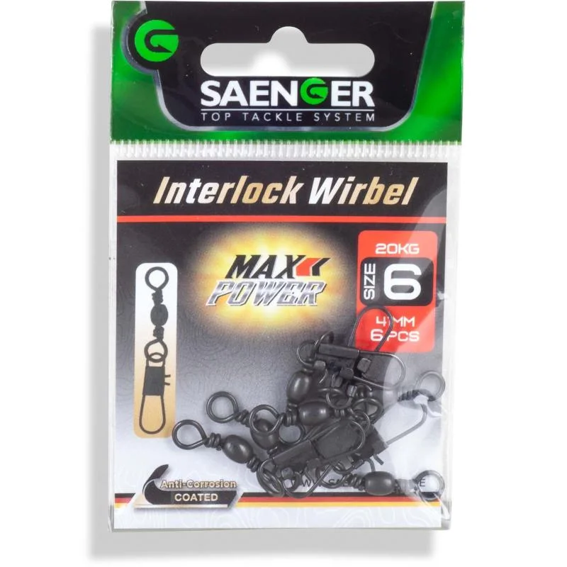 Best All-Purpose Bearing Swivels-Saenger Max Power Interlock Snapswivel