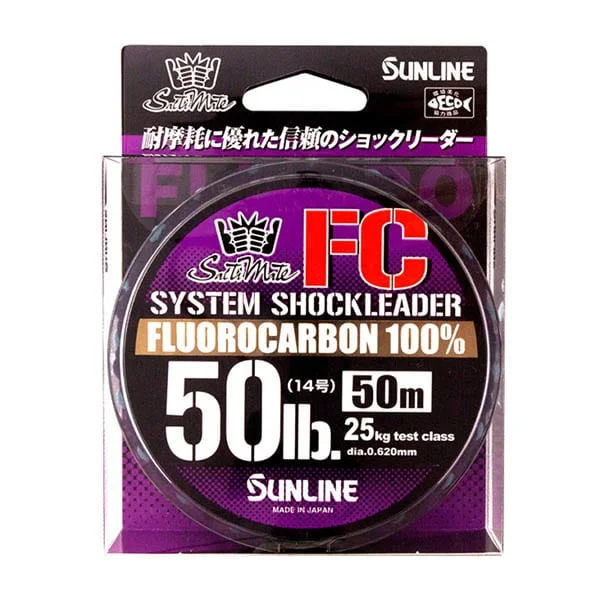 Best Fishing Line For Seniors-Sunline Saltimate System Shock Leader Fluorocarbon