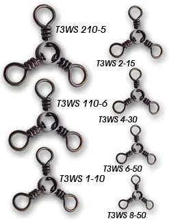 Bearing Swivels With Welded Rings-Three Way Swivel - 2/0