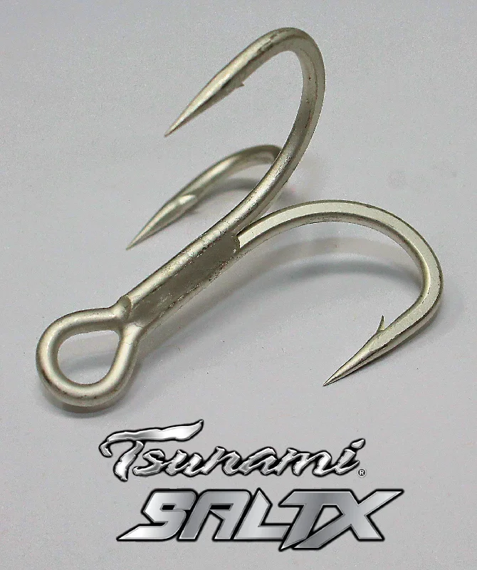 Best Fishing Hook For Live Bait-Tsunami Salt X Treble Hook