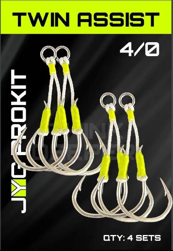 Inline Fishing Hook-TWIN ASSIST HOOKS 4/0 - VALUE PACK