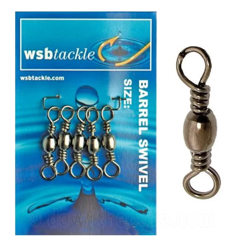 Bearing Swivels For Salmon Fishing-WSB Barrel Swivels (Pack of 5)